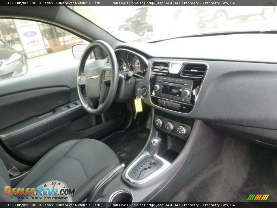2014 Chrysler 200 LX Sedan Billet Silver Metallic / Black Photo #12