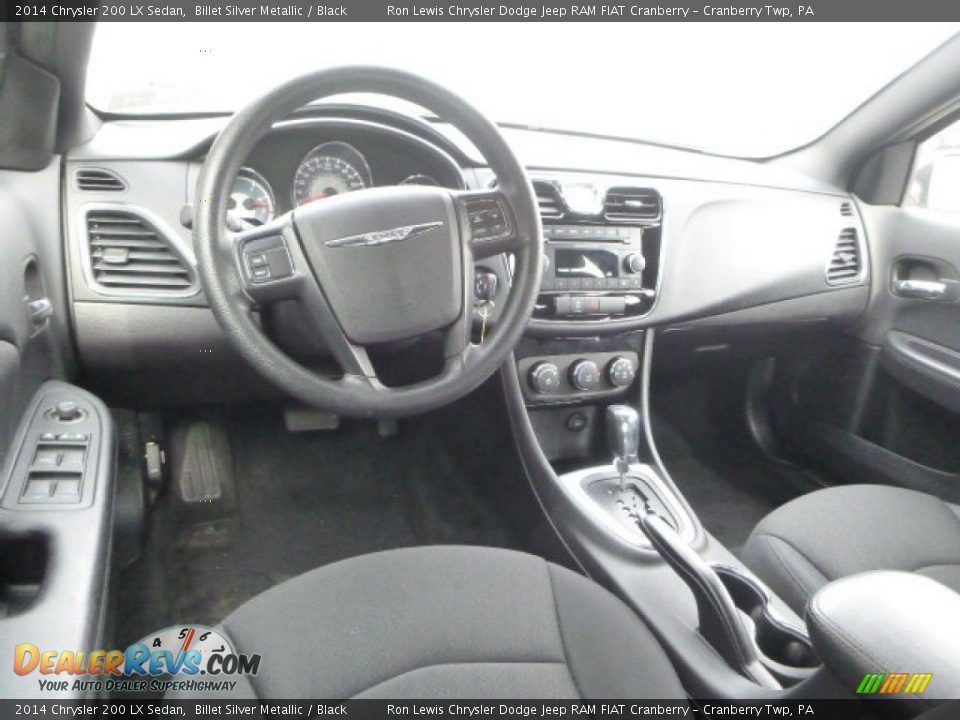 2014 Chrysler 200 LX Sedan Billet Silver Metallic / Black Photo #14