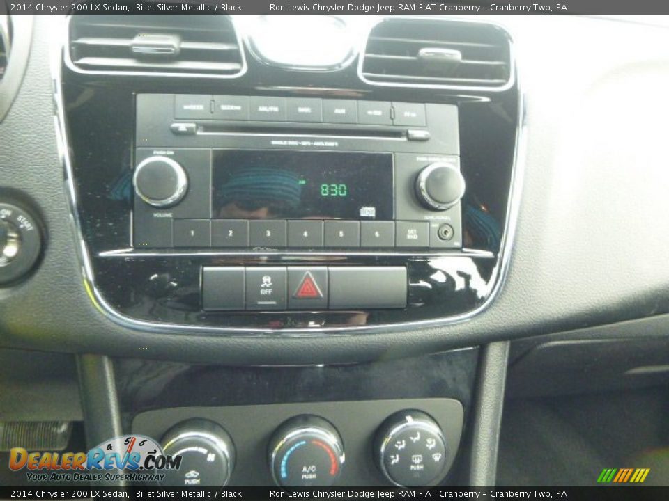 2014 Chrysler 200 LX Sedan Billet Silver Metallic / Black Photo #17