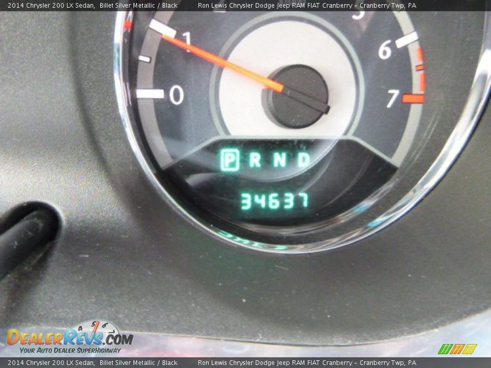 2014 Chrysler 200 LX Sedan Billet Silver Metallic / Black Photo #19