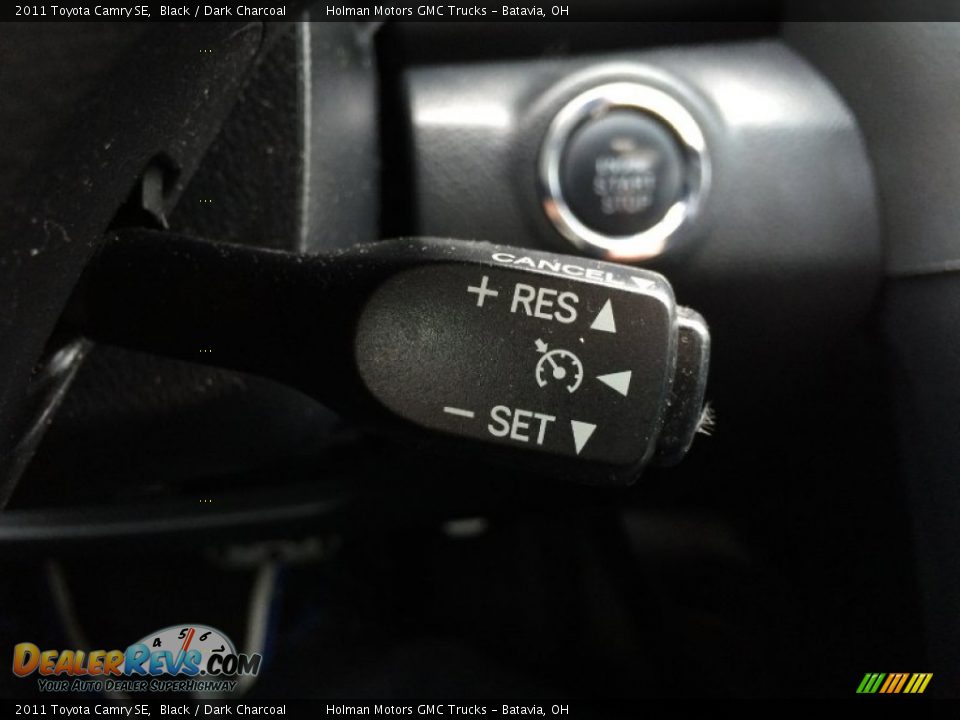 2011 Toyota Camry SE Black / Dark Charcoal Photo #12