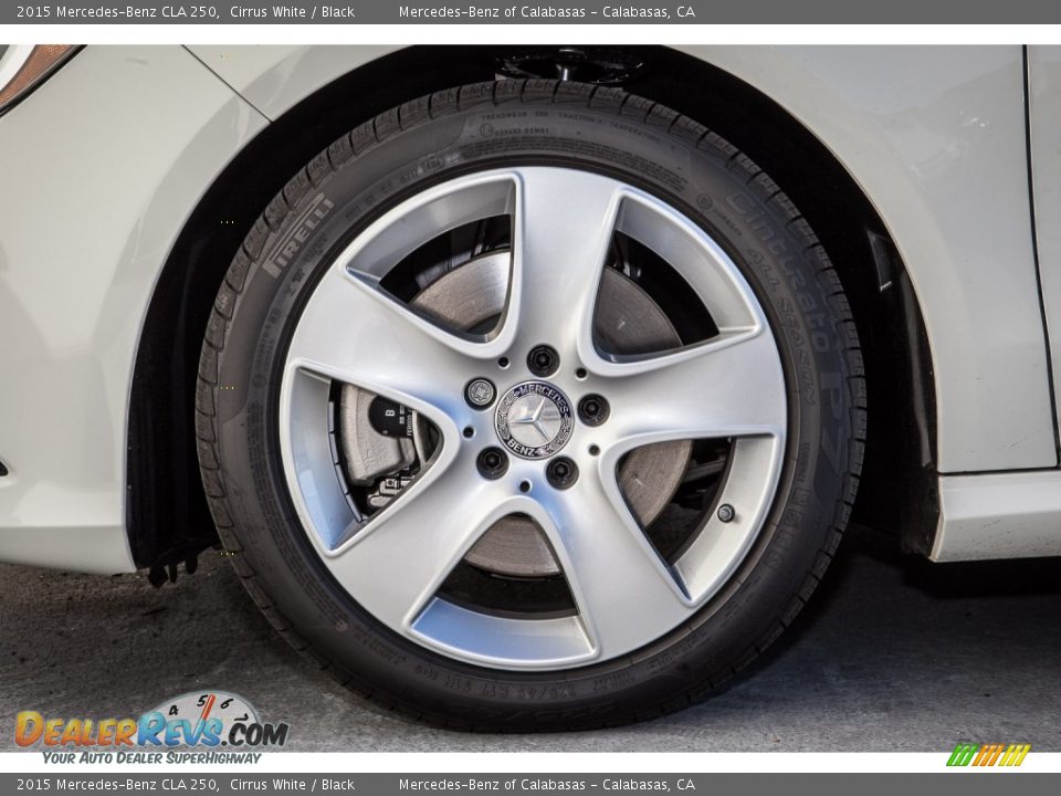 2015 Mercedes-Benz CLA 250 Cirrus White / Black Photo #10