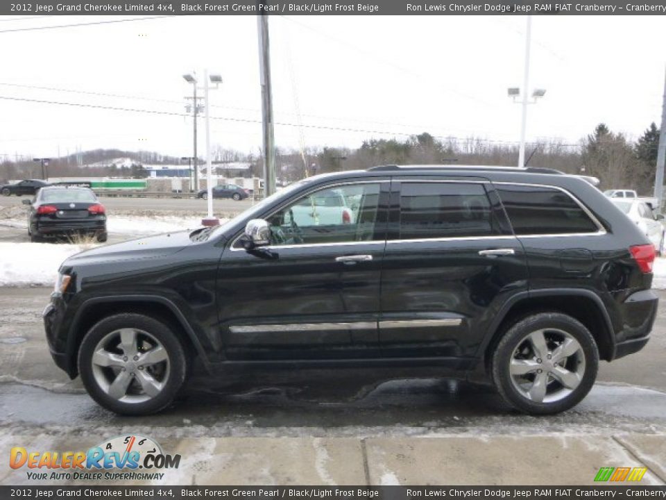 Black Forest Green Pearl 2012 Jeep Grand Cherokee Limited 4x4 Photo #6