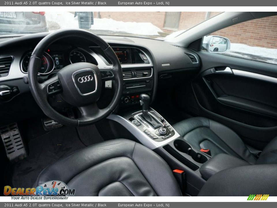 2011 Audi A5 2.0T quattro Coupe Ice Silver Metallic / Black Photo #5
