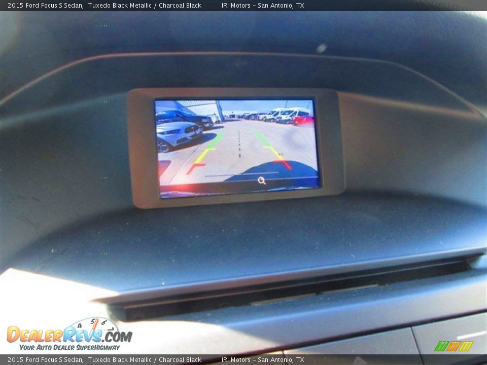 2015 Ford Focus S Sedan Tuxedo Black Metallic / Charcoal Black Photo #31