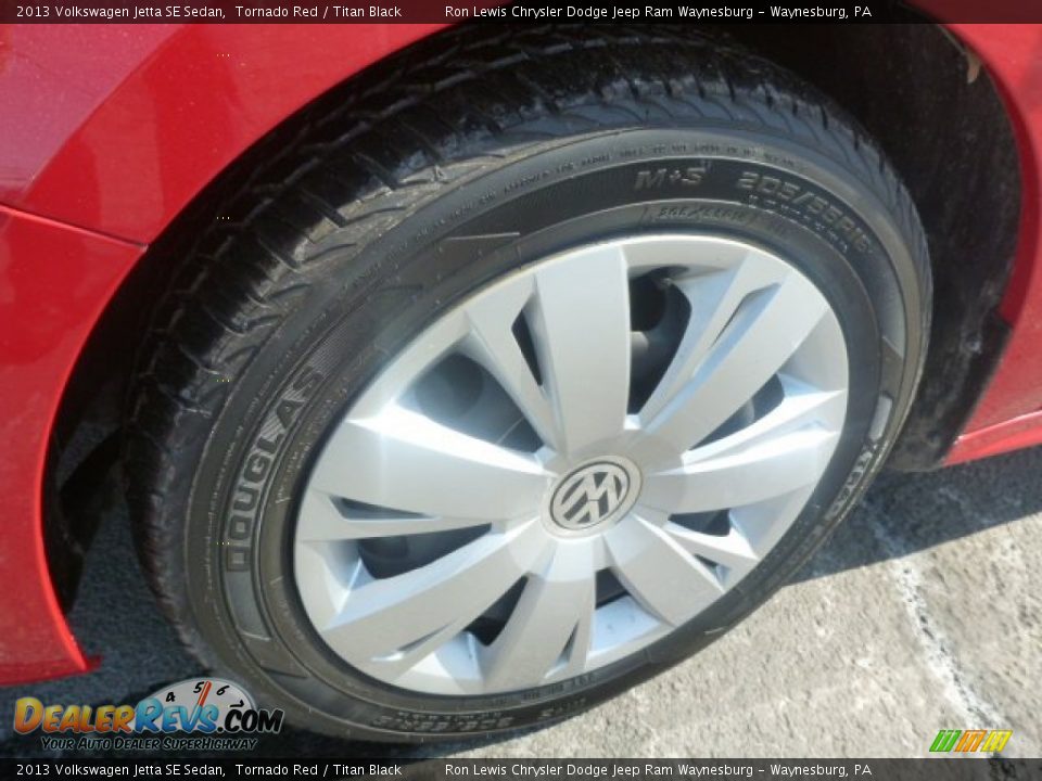 2013 Volkswagen Jetta SE Sedan Tornado Red / Titan Black Photo #9