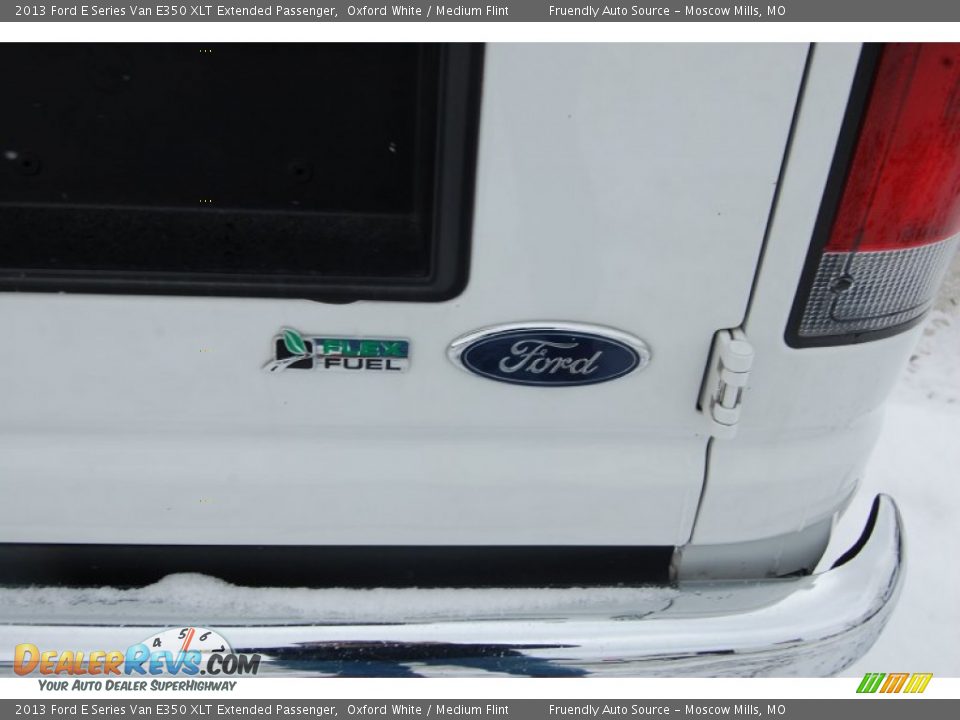 2013 Ford E Series Van E350 XLT Extended Passenger Oxford White / Medium Flint Photo #6