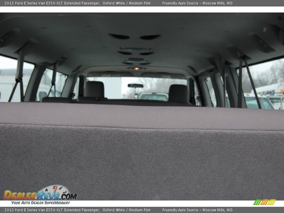 2013 Ford E Series Van E350 XLT Extended Passenger Oxford White / Medium Flint Photo #8