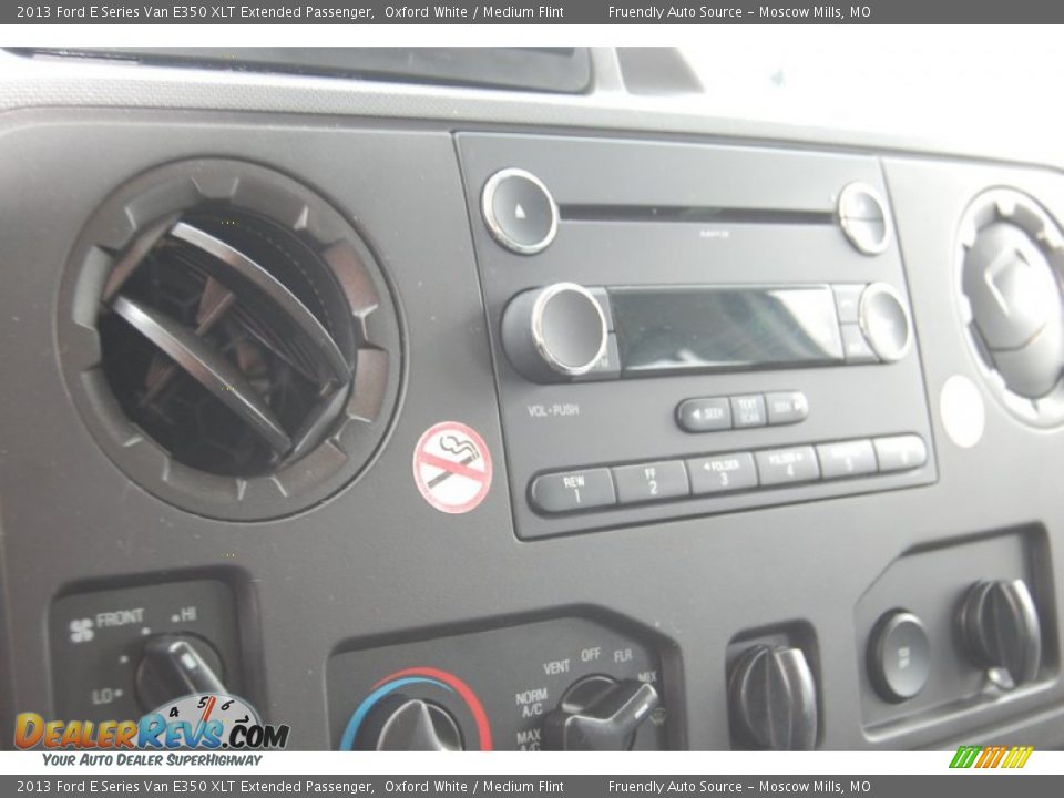 2013 Ford E Series Van E350 XLT Extended Passenger Oxford White / Medium Flint Photo #11