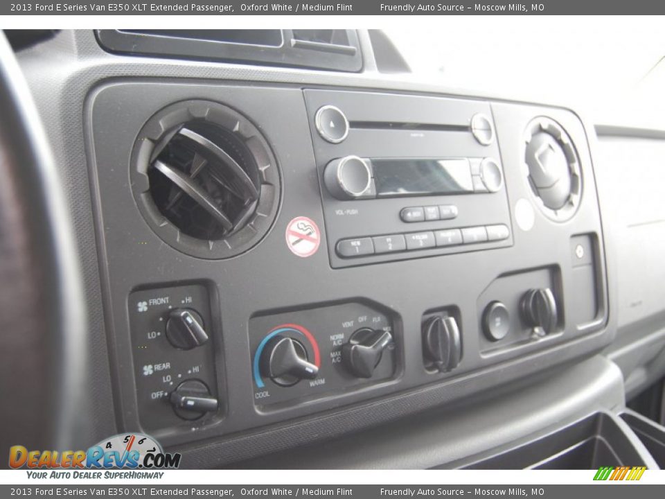 2013 Ford E Series Van E350 XLT Extended Passenger Oxford White / Medium Flint Photo #12