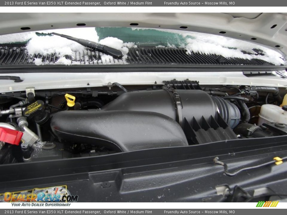 2013 Ford E Series Van E350 XLT Extended Passenger Oxford White / Medium Flint Photo #22