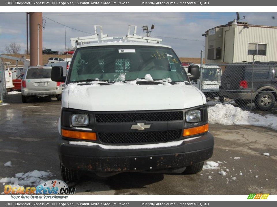 2008 Chevrolet Express 2500 Cargo Van Summit White / Medium Pewter Photo #7