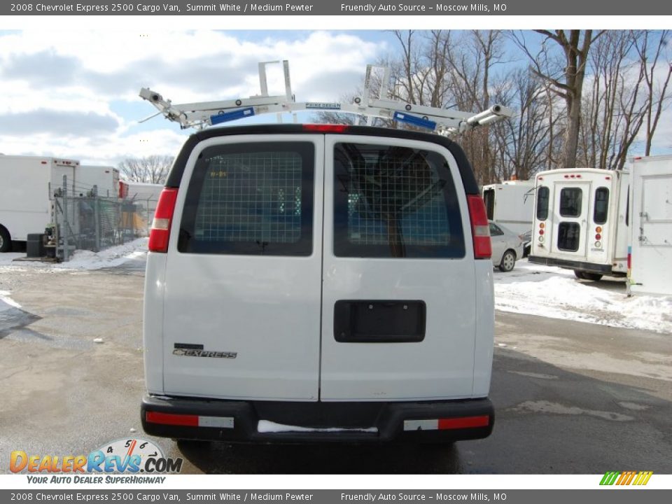 2008 Chevrolet Express 2500 Cargo Van Summit White / Medium Pewter Photo #8
