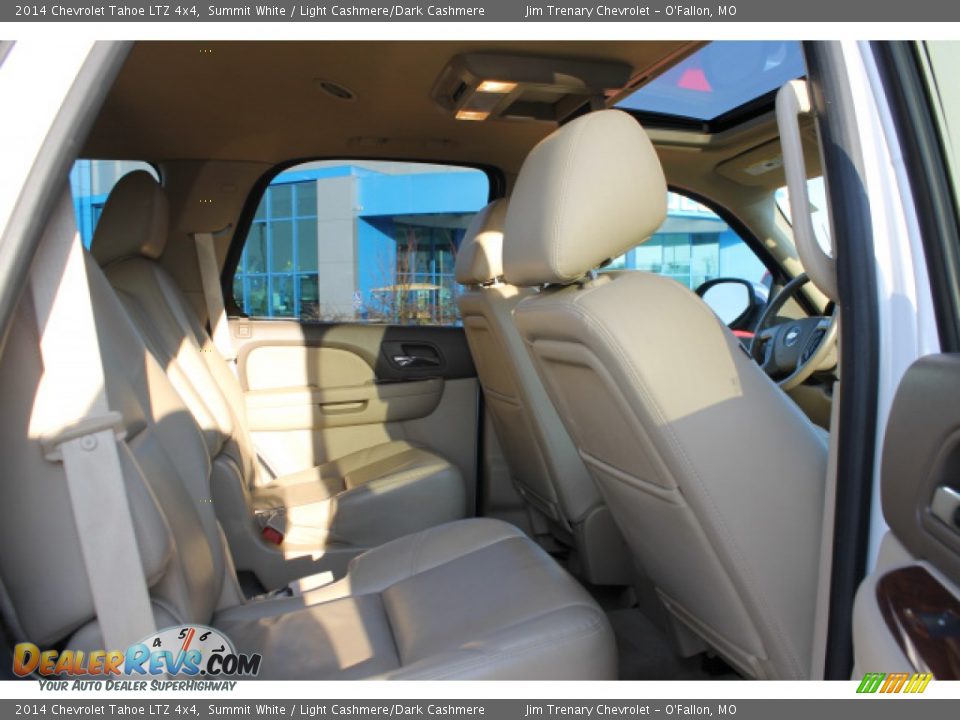 2014 Chevrolet Tahoe LTZ 4x4 Summit White / Light Cashmere/Dark Cashmere Photo #9