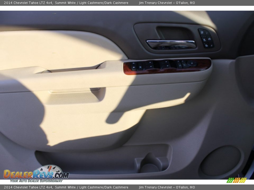 2014 Chevrolet Tahoe LTZ 4x4 Summit White / Light Cashmere/Dark Cashmere Photo #15