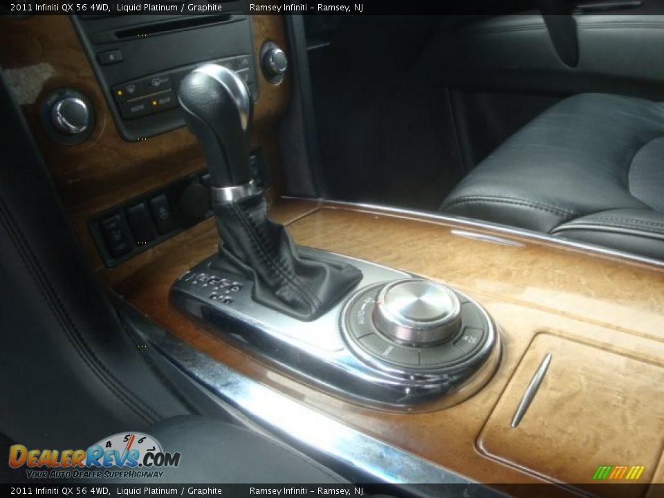2011 Infiniti QX 56 4WD Liquid Platinum / Graphite Photo #16