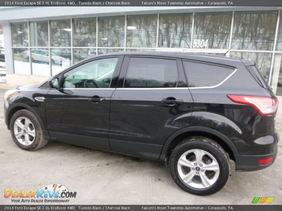 2014 Ford Escape SE 2.0L EcoBoost 4WD Tuxedo Black / Charcoal Black Photo #6