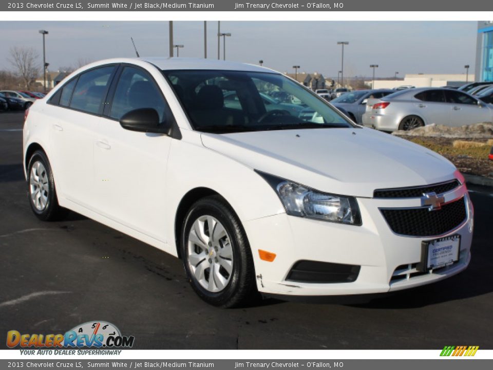 2013 Chevrolet Cruze LS Summit White / Jet Black/Medium Titanium Photo #2