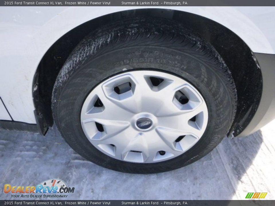 2015 Ford Transit Connect XL Van Frozen White / Pewter Vinyl Photo #2