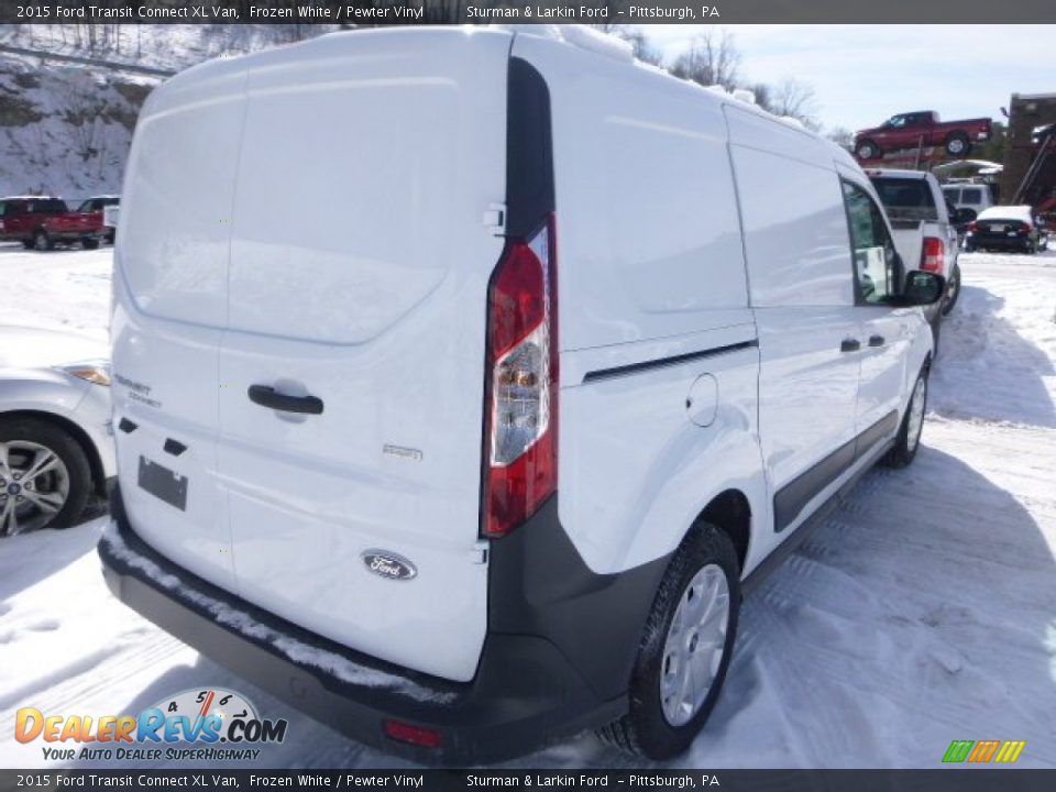 2015 Ford Transit Connect XL Van Frozen White / Pewter Vinyl Photo #5