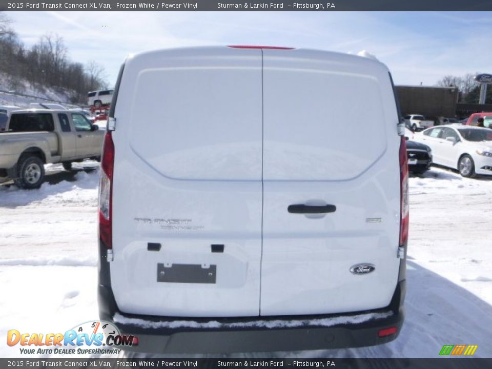 2015 Ford Transit Connect XL Van Frozen White / Pewter Vinyl Photo #6