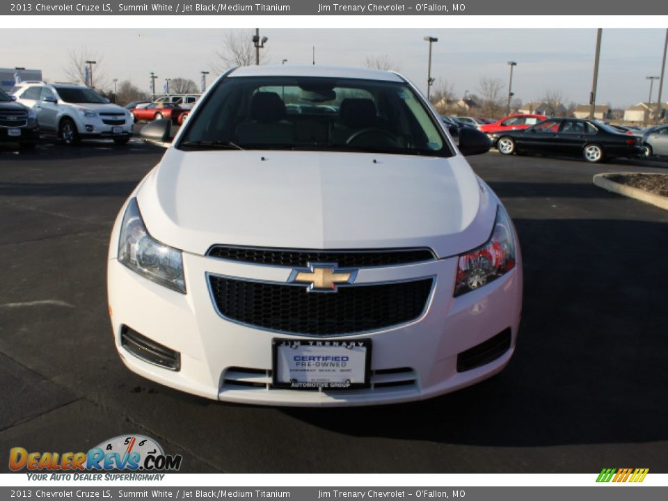 2013 Chevrolet Cruze LS Summit White / Jet Black/Medium Titanium Photo #8