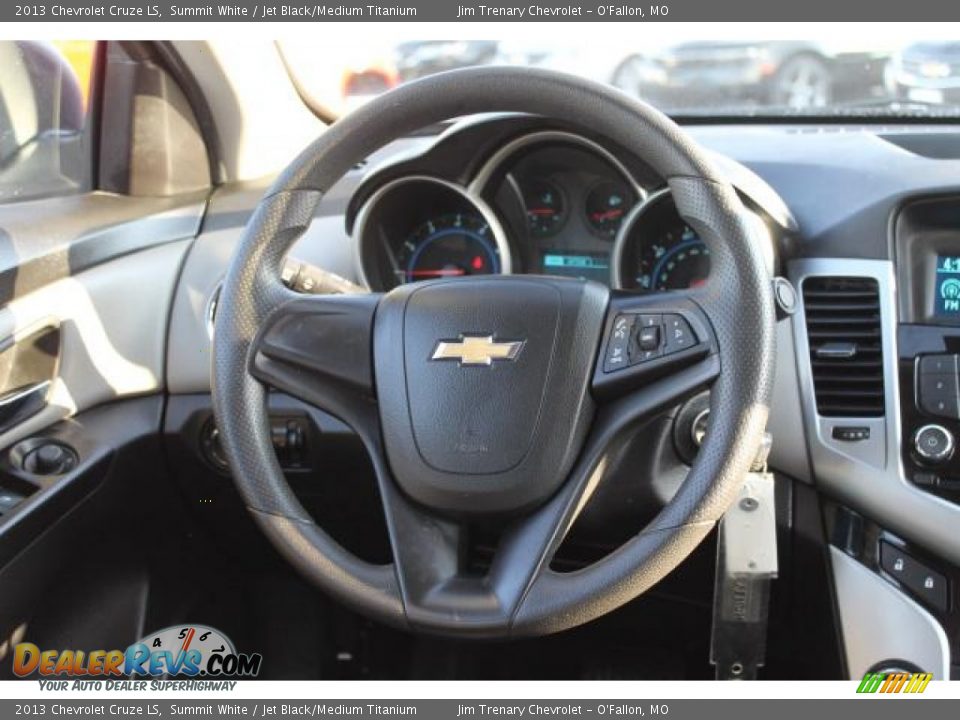 2013 Chevrolet Cruze LS Summit White / Jet Black/Medium Titanium Photo #11
