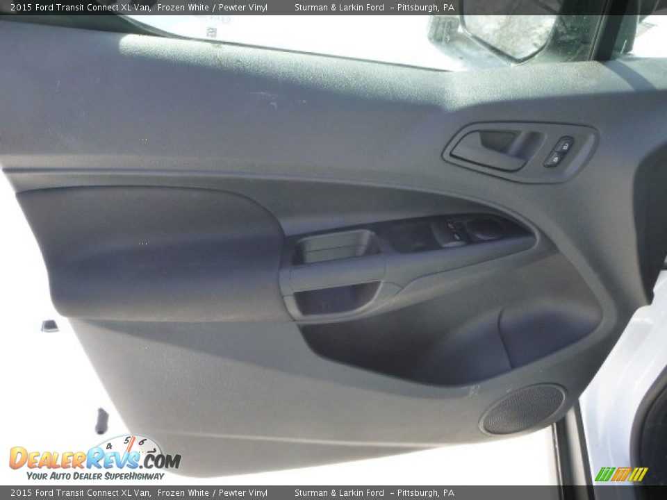 2015 Ford Transit Connect XL Van Frozen White / Pewter Vinyl Photo #11