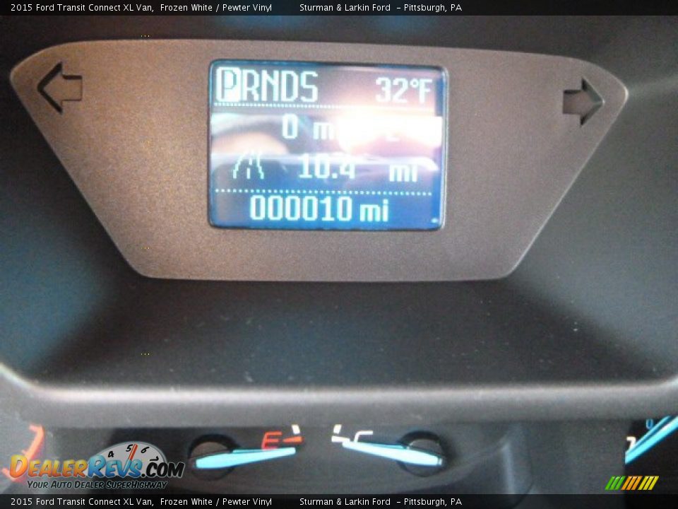2015 Ford Transit Connect XL Van Frozen White / Pewter Vinyl Photo #13