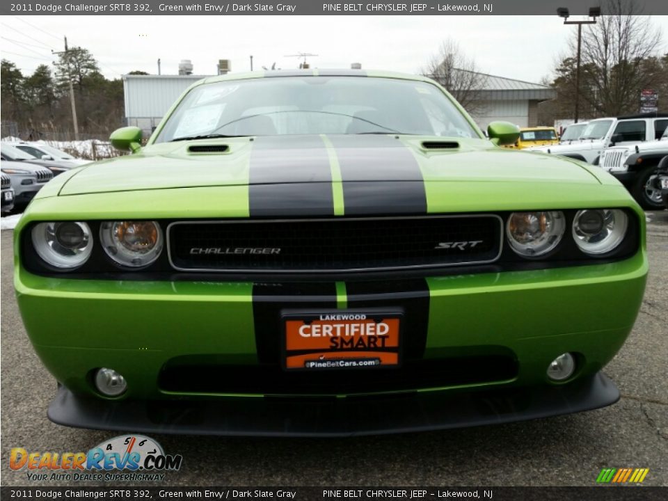 2011 Dodge Challenger SRT8 392 Green with Envy / Dark Slate Gray Photo #2