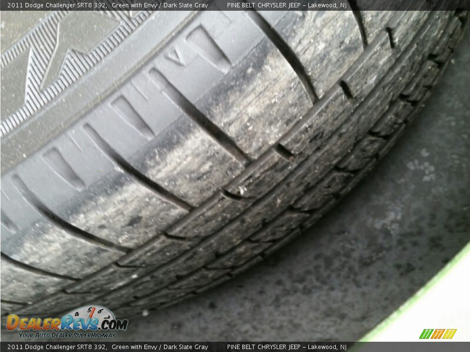 2011 Dodge Challenger SRT8 392 Green with Envy / Dark Slate Gray Photo #22