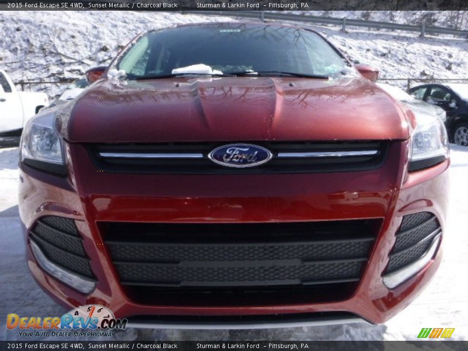 2015 Ford Escape SE 4WD Sunset Metallic / Charcoal Black Photo #7