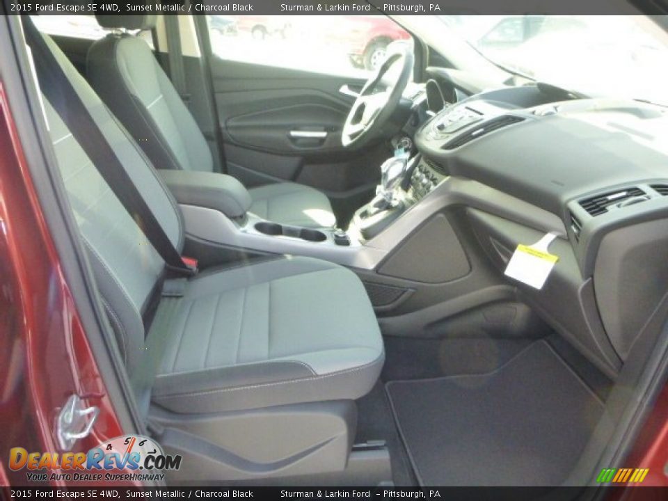 2015 Ford Escape SE 4WD Sunset Metallic / Charcoal Black Photo #8