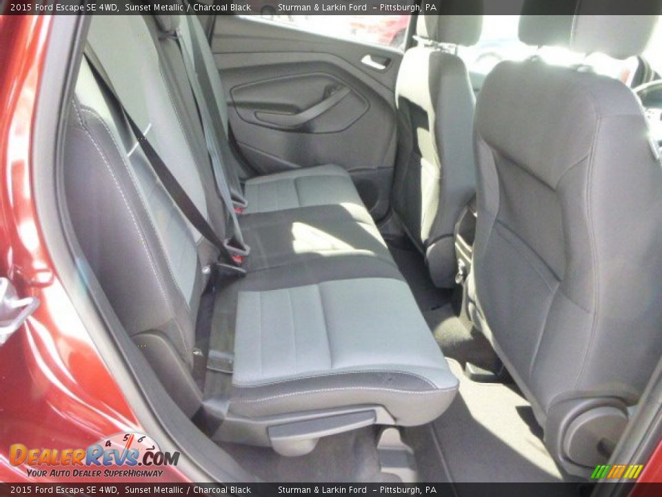 2015 Ford Escape SE 4WD Sunset Metallic / Charcoal Black Photo #9