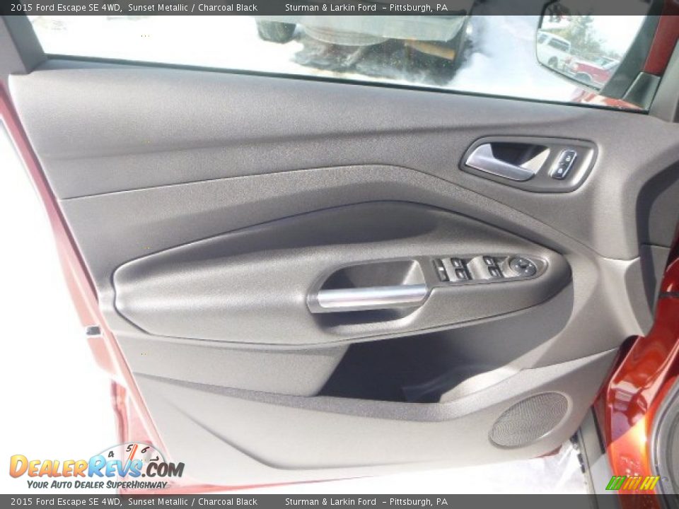 2015 Ford Escape SE 4WD Sunset Metallic / Charcoal Black Photo #11