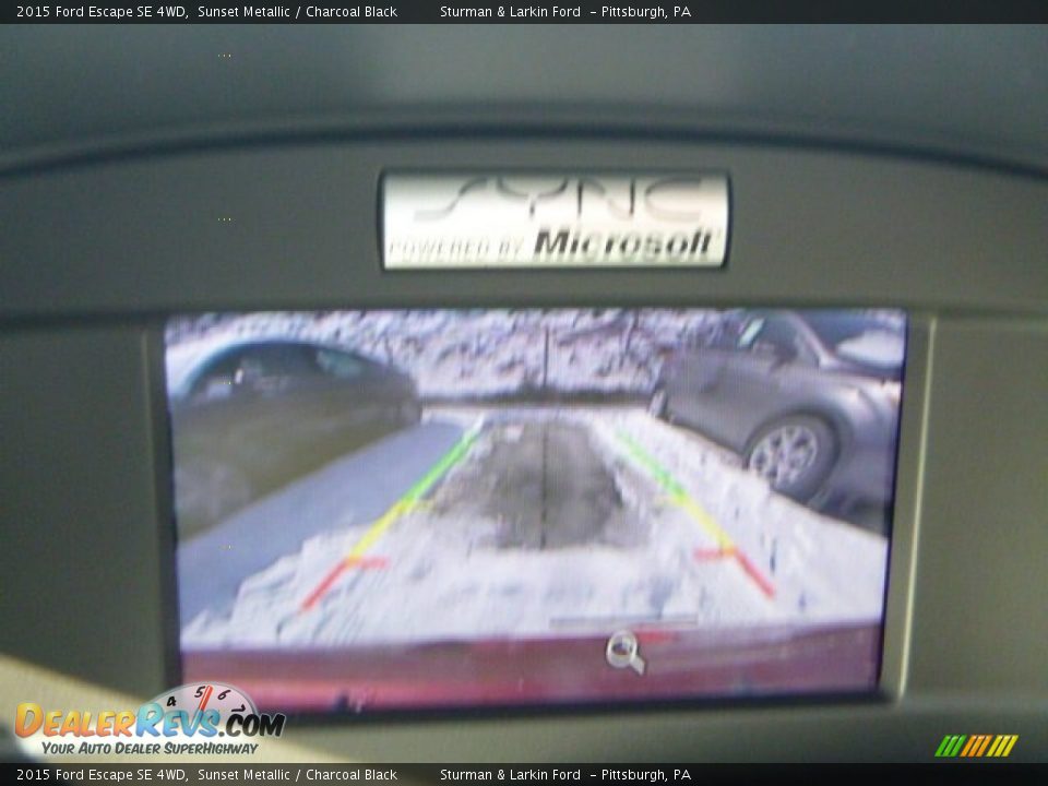 2015 Ford Escape SE 4WD Sunset Metallic / Charcoal Black Photo #14