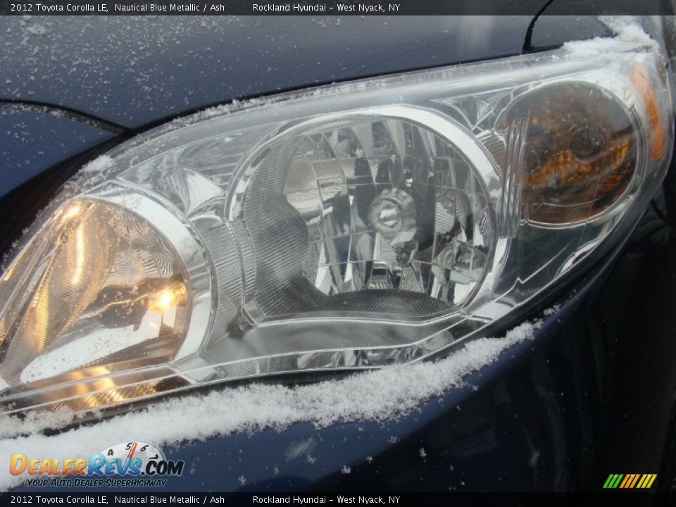 2012 Toyota Corolla LE Nautical Blue Metallic / Ash Photo #27