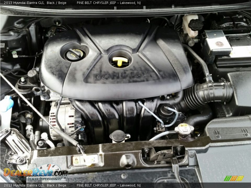 2013 Hyundai Elantra GLS Black / Beige Photo #25