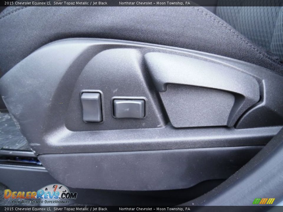 2015 Chevrolet Equinox LS Silver Topaz Metallic / Jet Black Photo #15