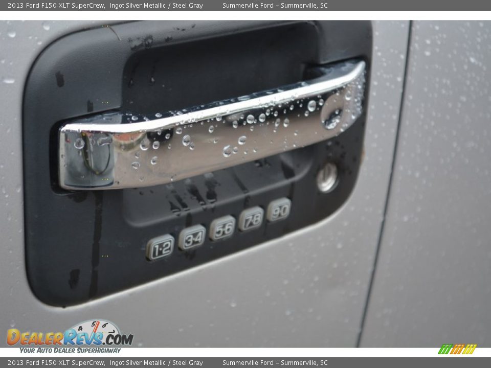 2013 Ford F150 XLT SuperCrew Ingot Silver Metallic / Steel Gray Photo #10
