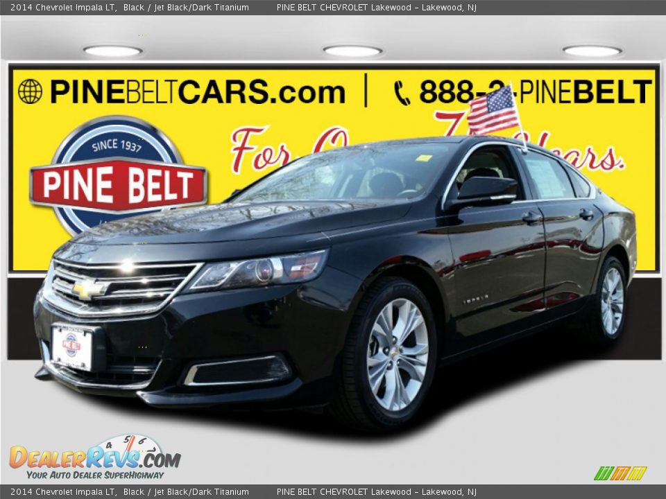 2014 Chevrolet Impala LT Black / Jet Black/Dark Titanium Photo #1