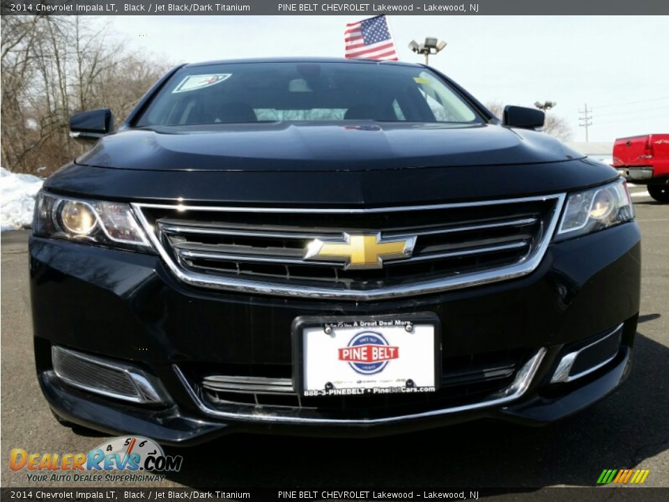 2014 Chevrolet Impala LT Black / Jet Black/Dark Titanium Photo #2