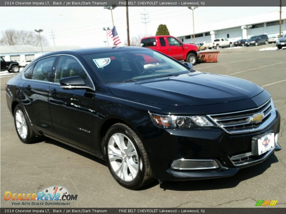 2014 Chevrolet Impala LT Black / Jet Black/Dark Titanium Photo #3