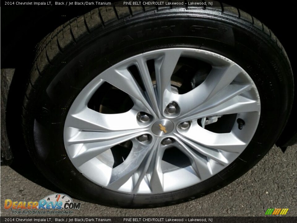 2014 Chevrolet Impala LT Black / Jet Black/Dark Titanium Photo #4