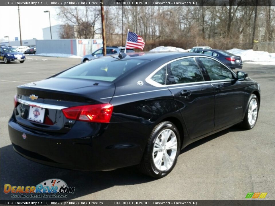 2014 Chevrolet Impala LT Black / Jet Black/Dark Titanium Photo #7