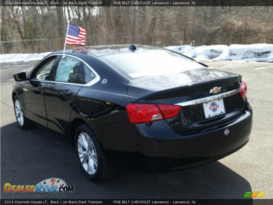 2014 Chevrolet Impala LT Black / Jet Black/Dark Titanium Photo #8