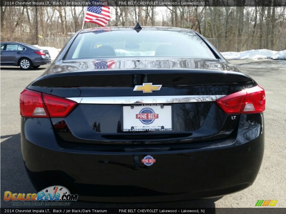 2014 Chevrolet Impala LT Black / Jet Black/Dark Titanium Photo #9