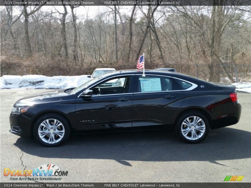 2014 Chevrolet Impala LT Black / Jet Black/Dark Titanium Photo #10
