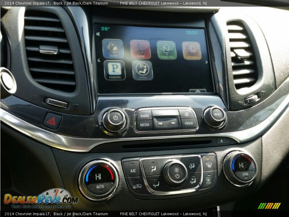 2014 Chevrolet Impala LT Black / Jet Black/Dark Titanium Photo #17