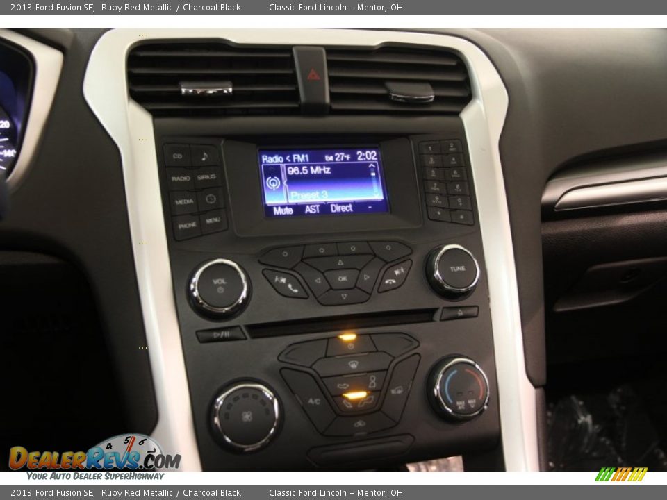 2013 Ford Fusion SE Ruby Red Metallic / Charcoal Black Photo #8